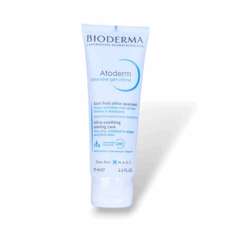 Bioderma Atoderm Intensive Gel Creme For Very dry, irritated to atopic sensitive skin-75ml