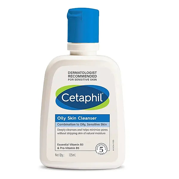 Cetaphil Oily Skin Cleanser for Combination to Oily Skin – 125ml, 250ml