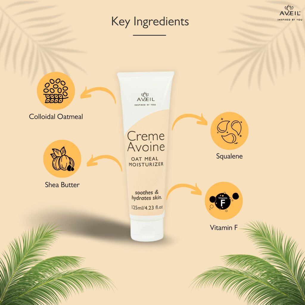 Aveil Creme Avoine Natural moisturiser for indulging -125ml