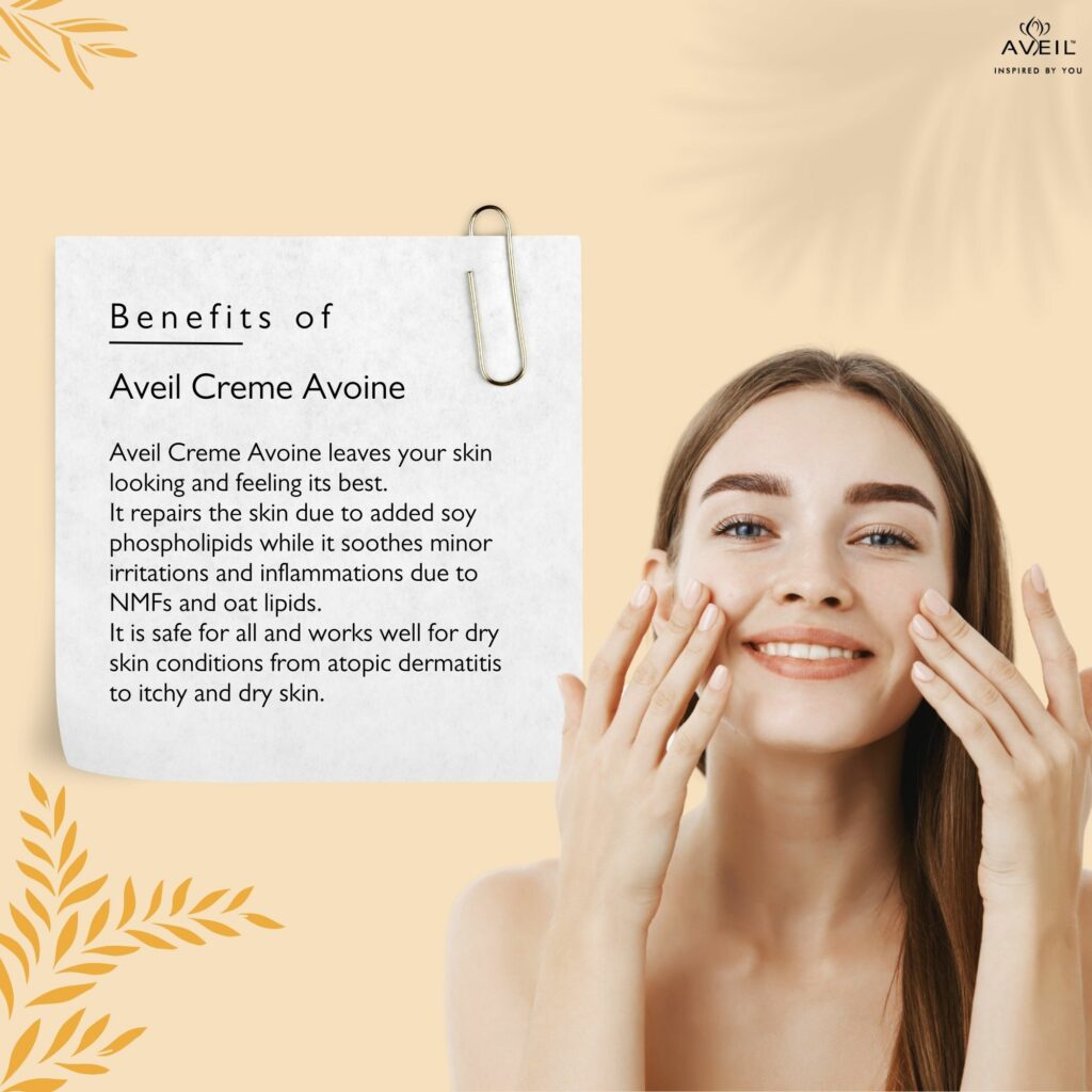 Aveil Creme Avoine Natural moisturiser for indulging -125ml