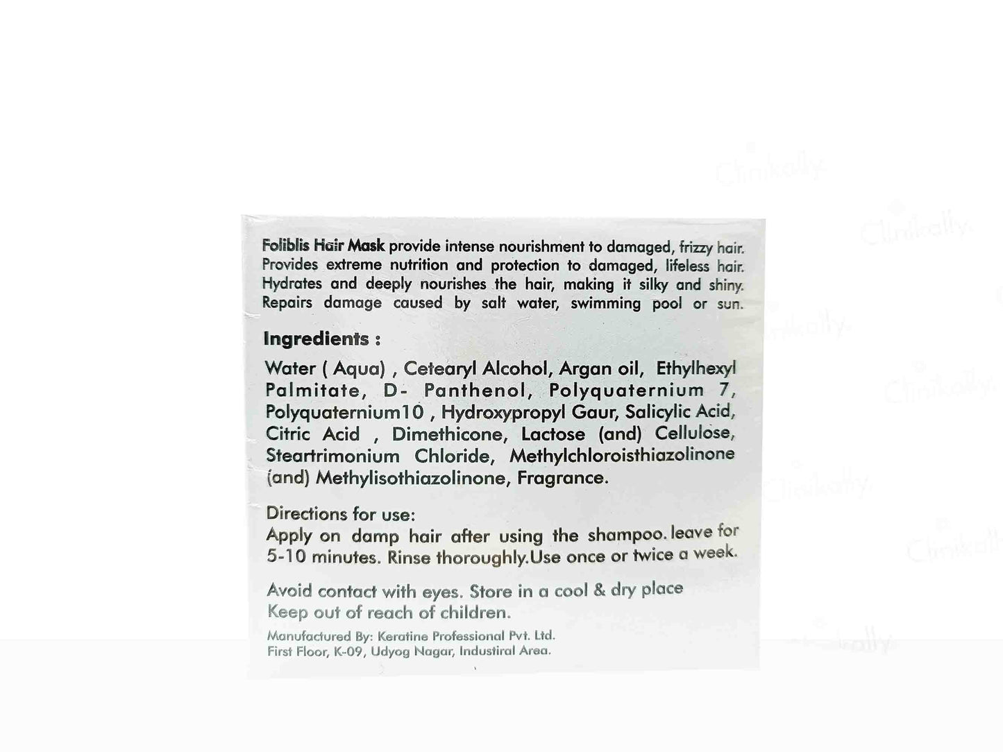 Foliblis Intensive Hair Nourishment Mask