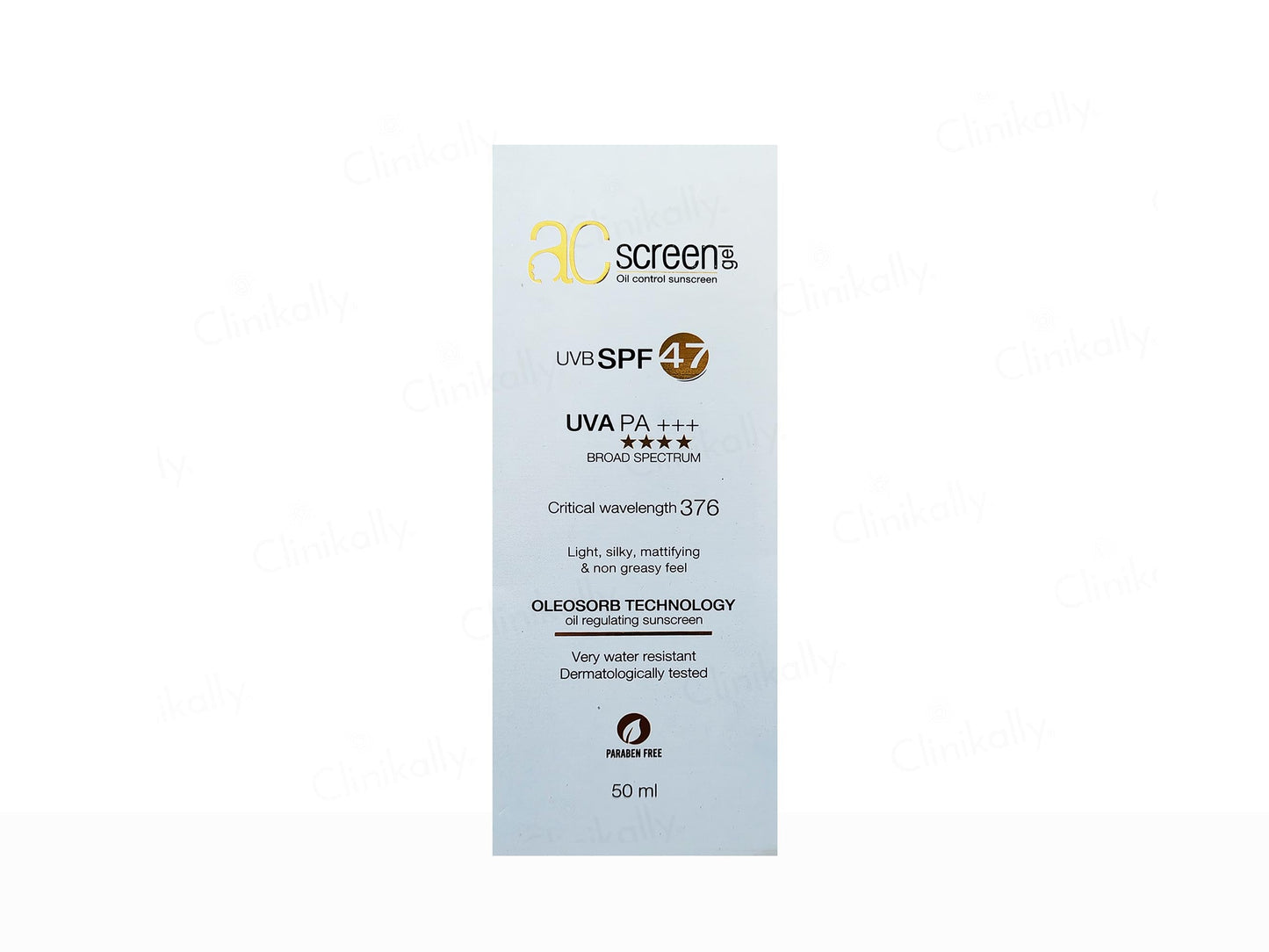 Acscreen Oil Control Sunscreen Gel SPF 47