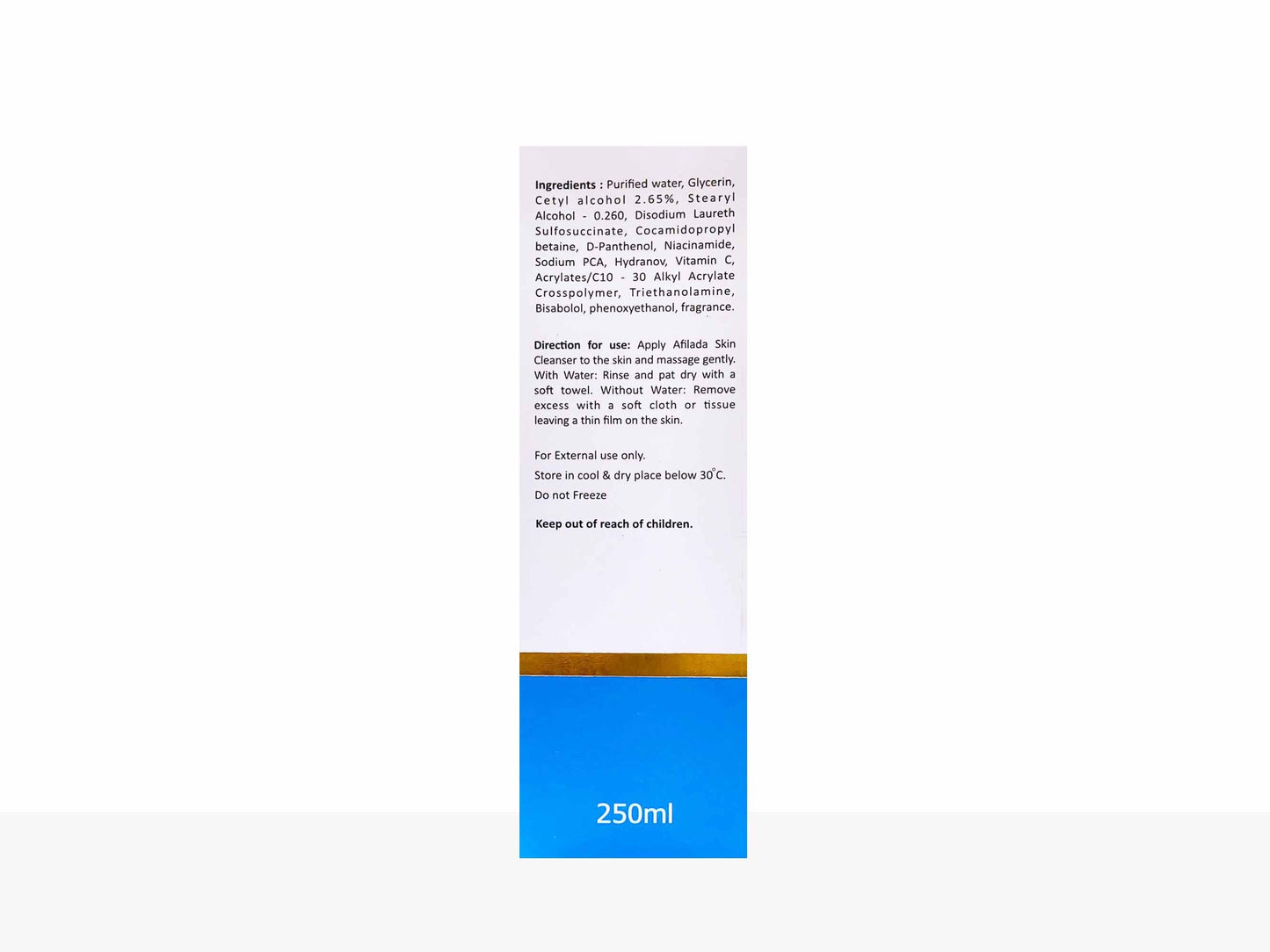Afilada Vitamin-C Face Cleansing Lotion
