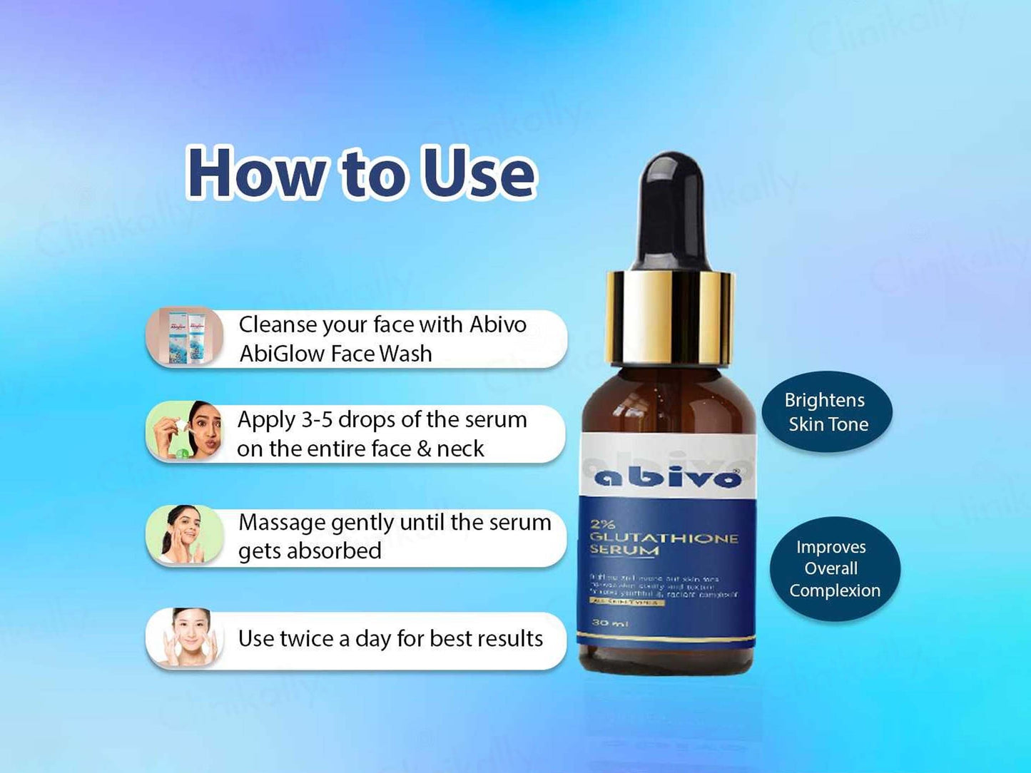Abivo 2% Glutathione Face Serum