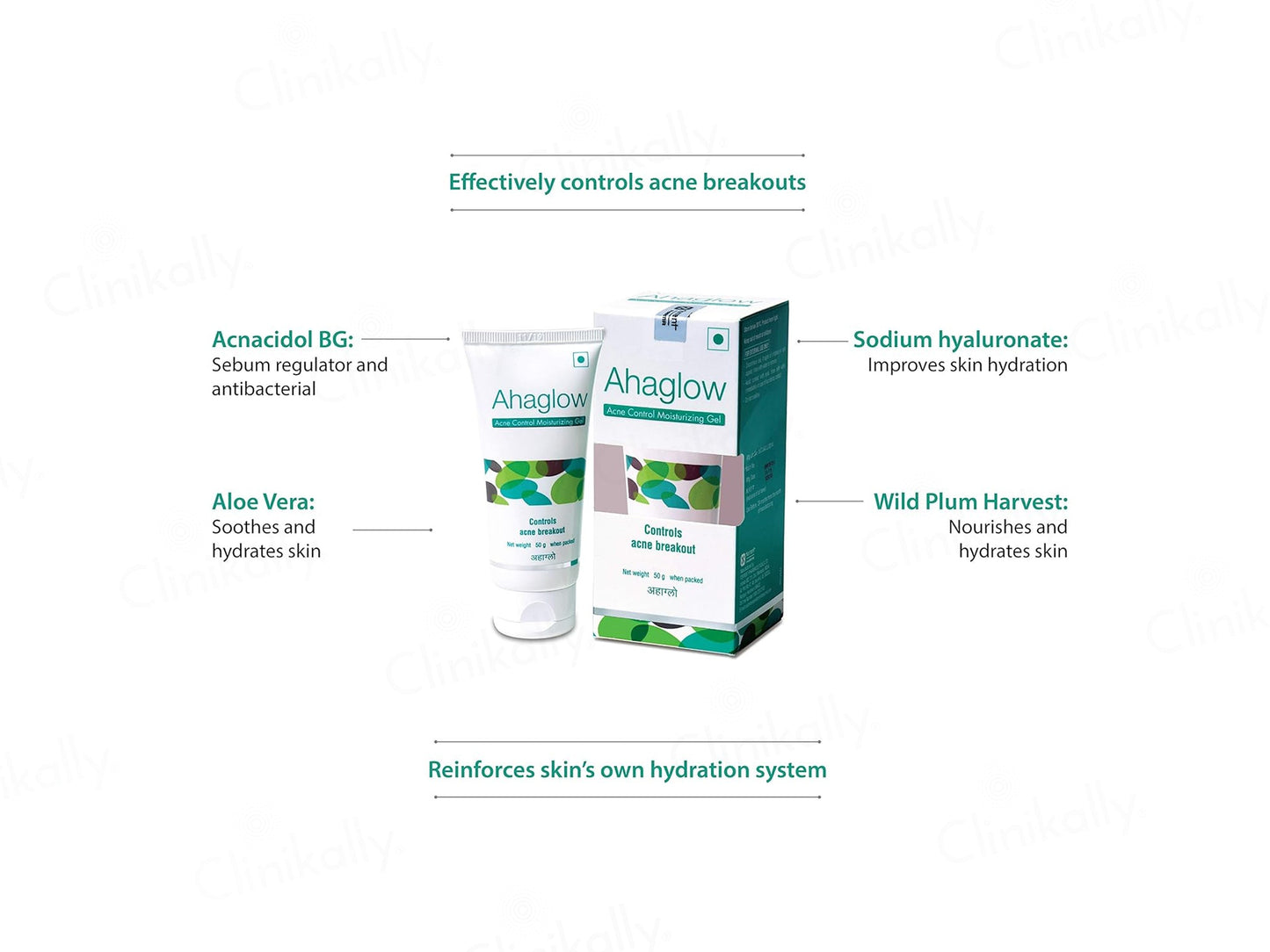 Ahaglow Acne Control Moisturizing Gel