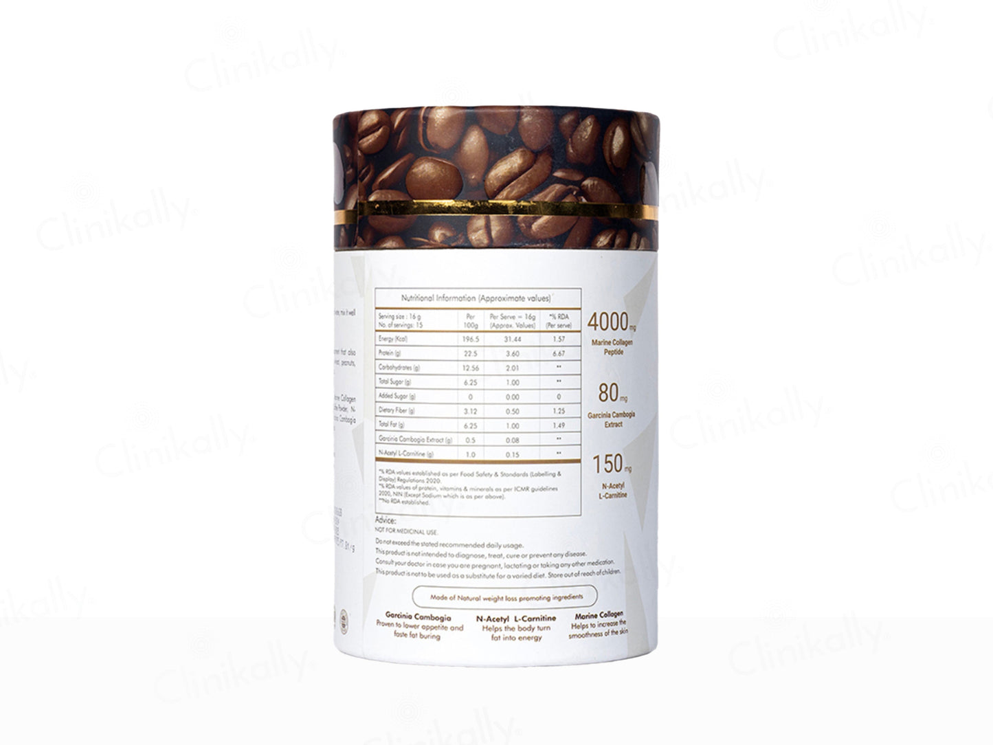 Anvika Slender Collagen Health Supplement Powder - Coffee Flavour