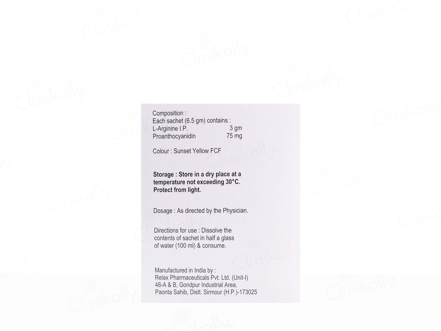 Argipreg L-Arginine & Proanthocyanidin Granules