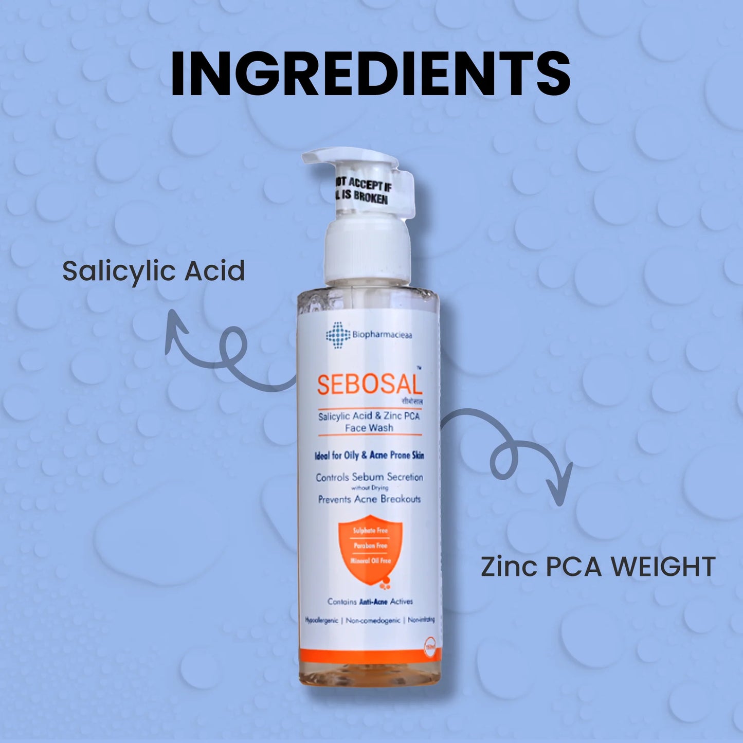 Sebosal Face Wash | Soothing, Moisturization, Antioxidant Properties