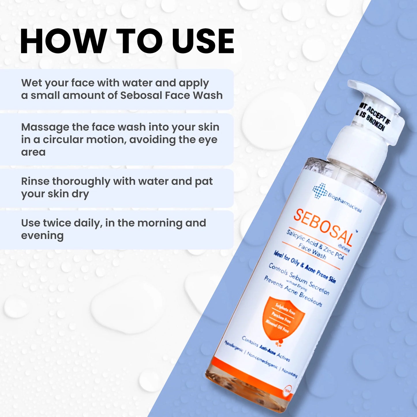 Sebosal Face Wash | Soothing, Moisturization, Antioxidant Properties