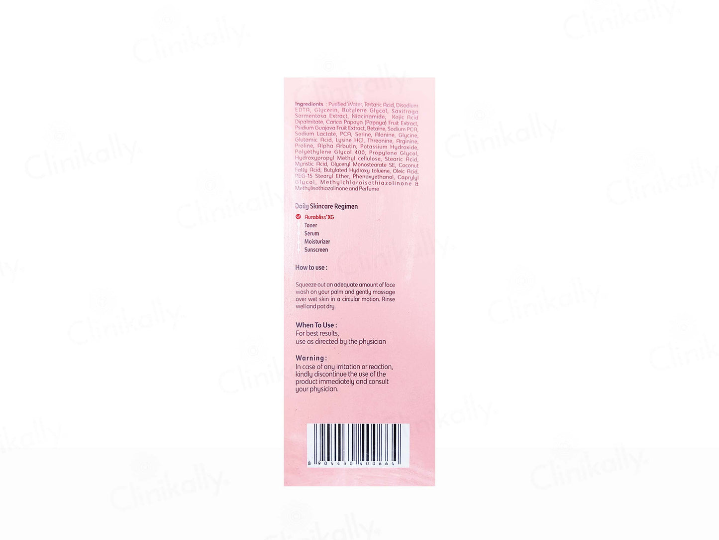 Aurabliss XG Brightening & Replenishing Facewash