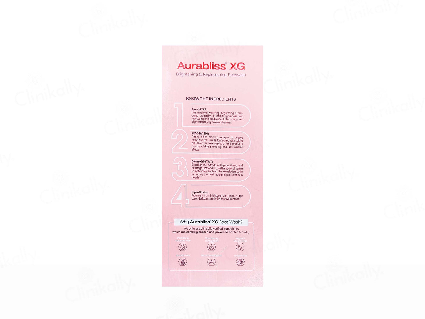 Aurabliss XG Brightening & Replenishing Facewash