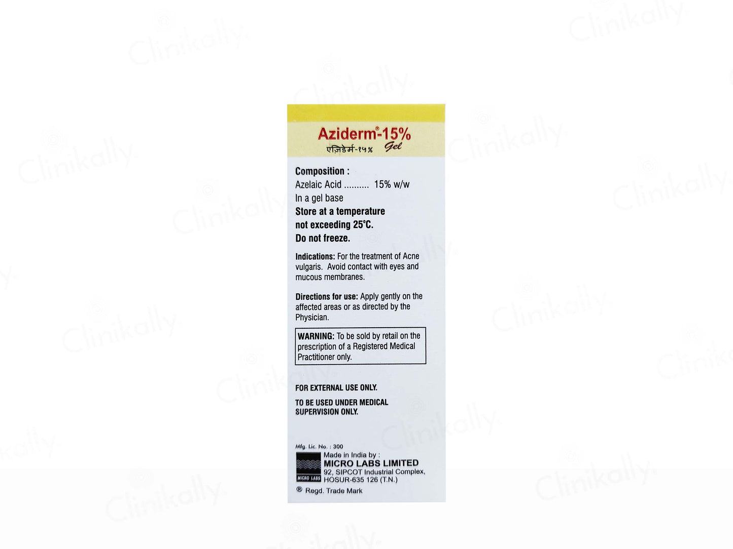 Aziderm 15% Gel
