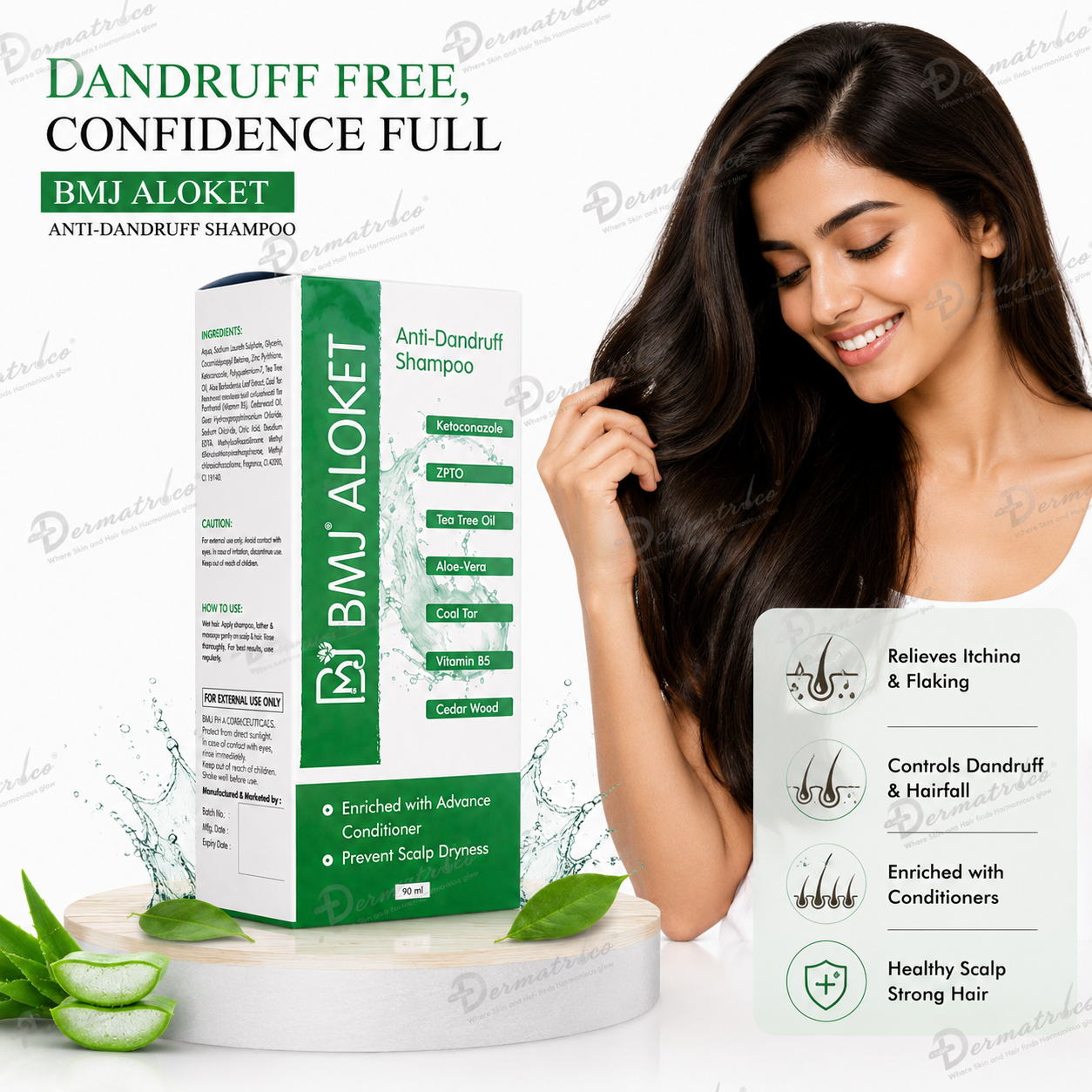 BMJ Aloket Anti-Dandruff Shampoo