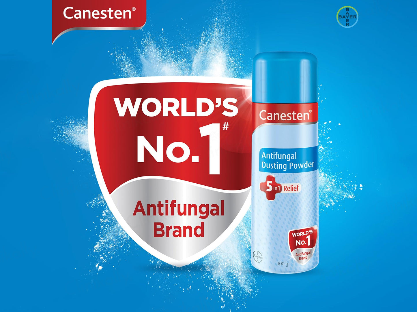Canesten 5 in 1 Antifungal Dusting Powder