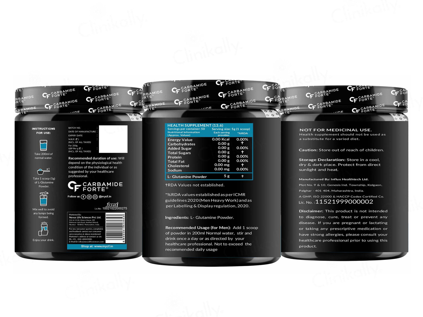 Carbamide Forte L Glutamine 5000mg Powder - Unflavoured