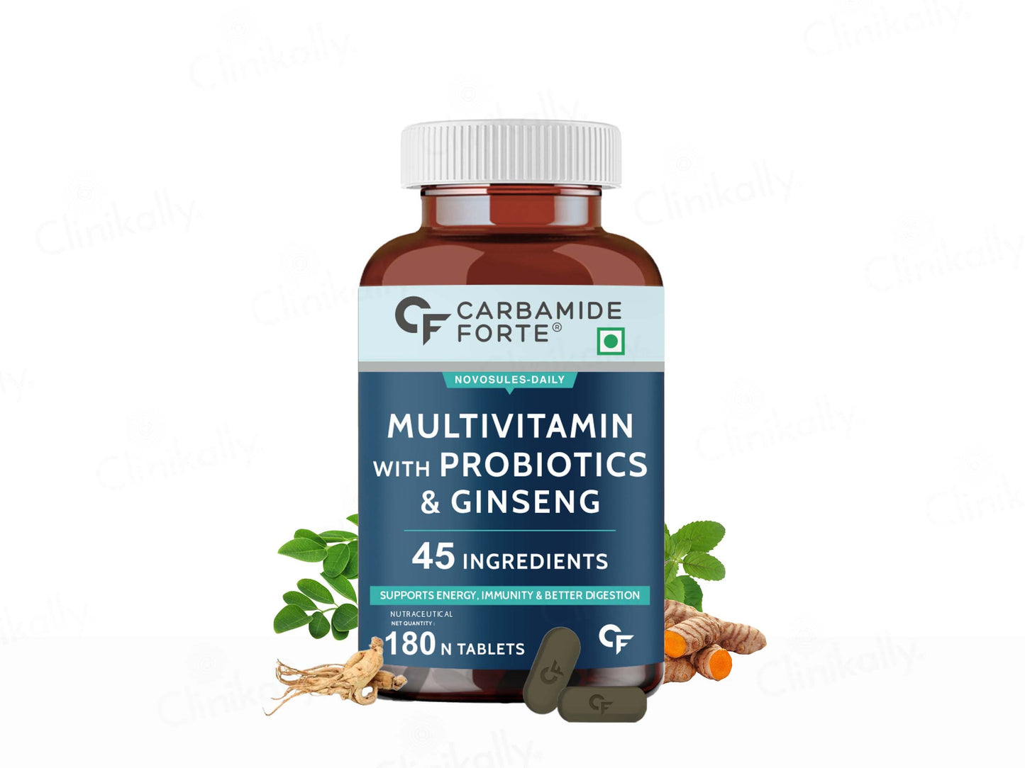 Carbamide Forte Multivitamin With Probiotics & Ginseng Tablet
