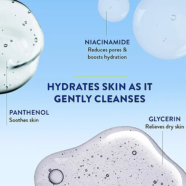 Cetaphil Gentle Skin Cleanser for Face & Body – 125ml, 250ml, 500ml, 1L | For Dry, Sensitive, Normal & Combination Skin