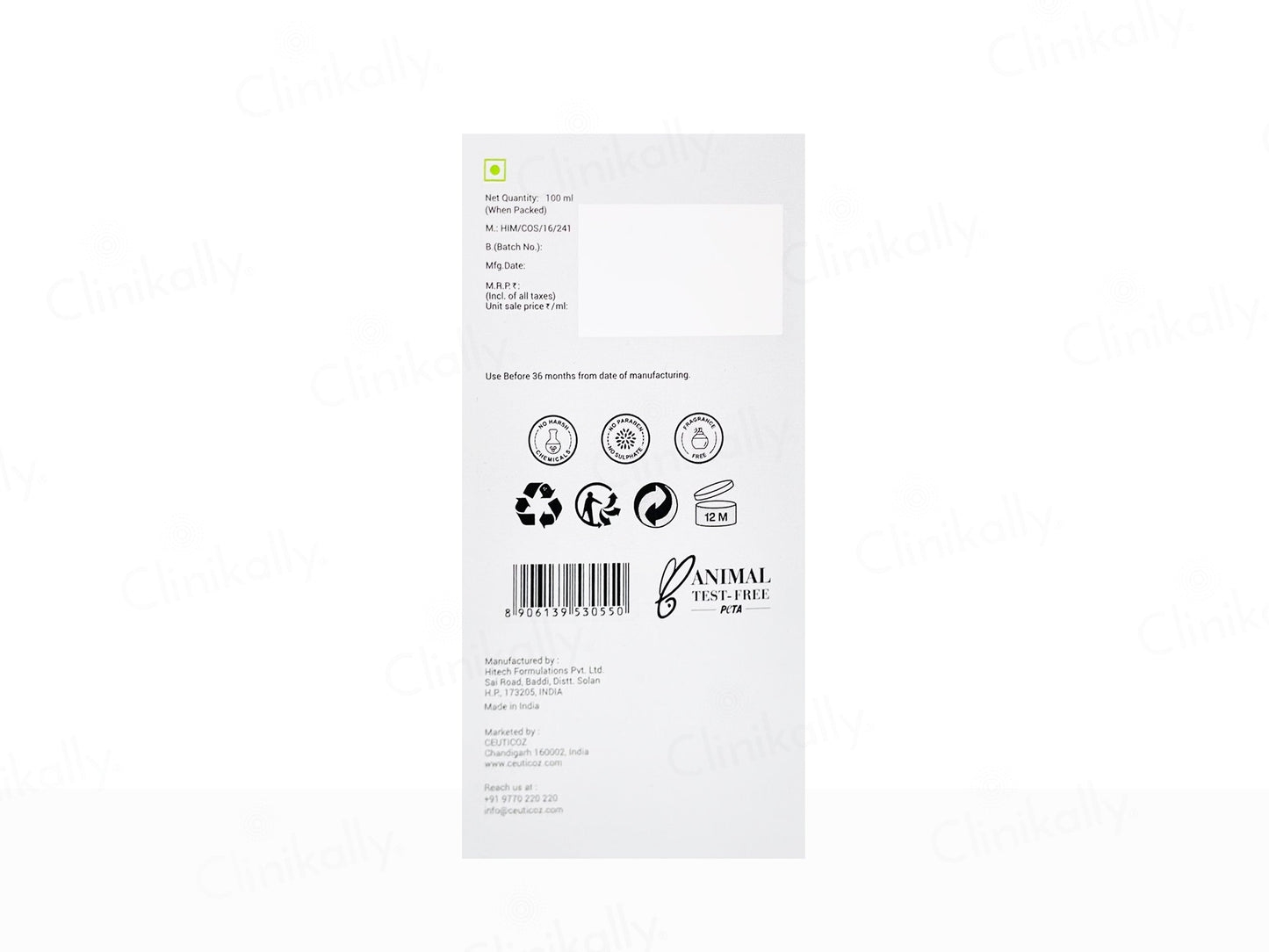 Ceuticoz Ivorine Niacinamide & Daisy Extract Cream Cleanser