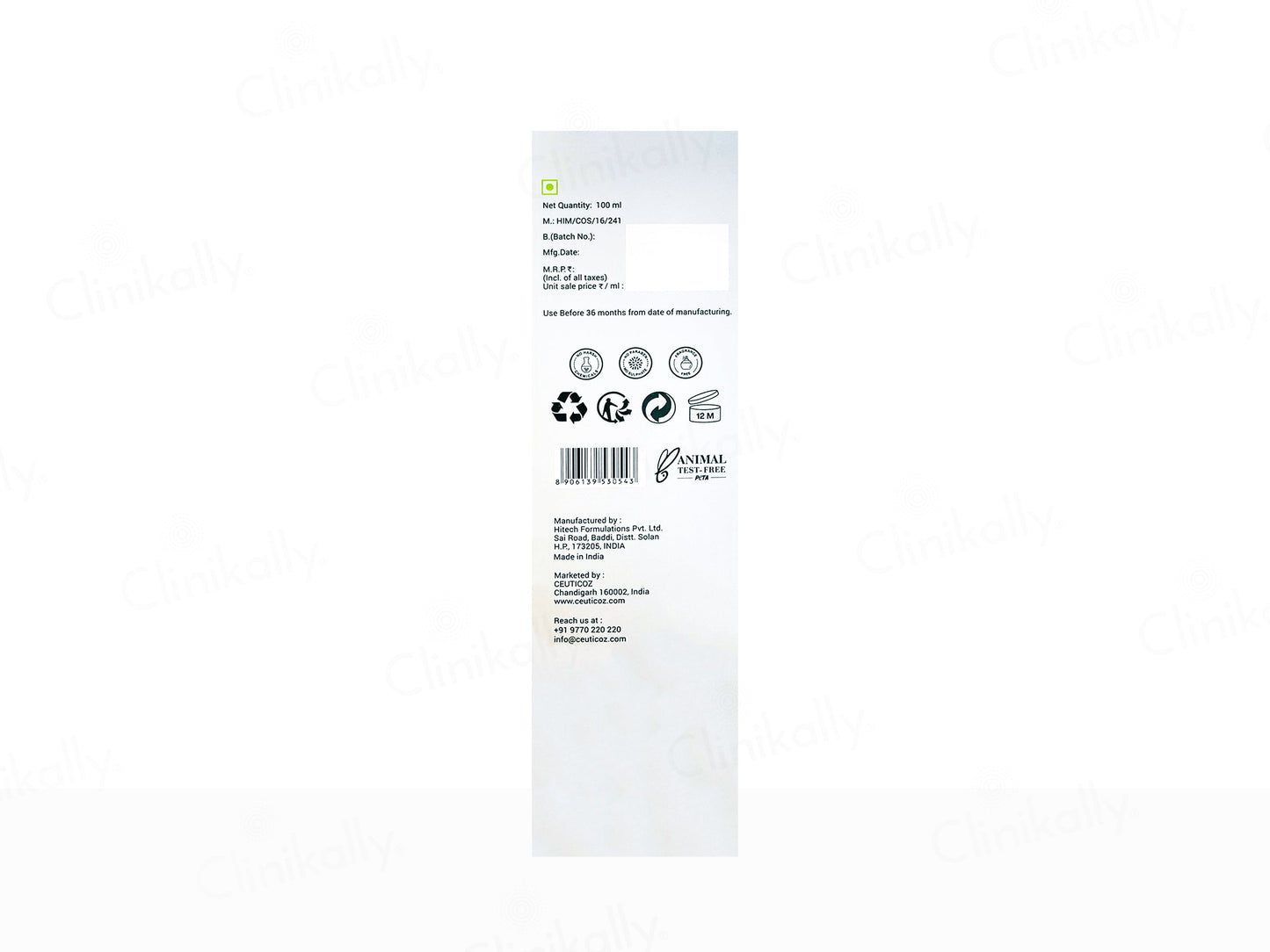 Ceuticoz Ivorine Vitamin C & Hyaluronic Acid Synergy Toner