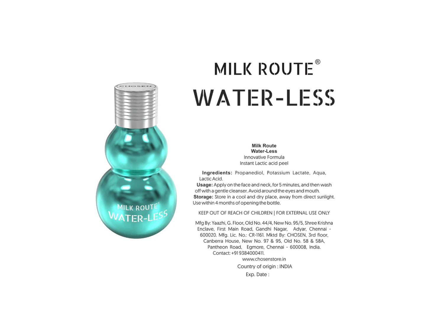 Chosen Milk Route Water-Less Instant Lactic Acid Peel