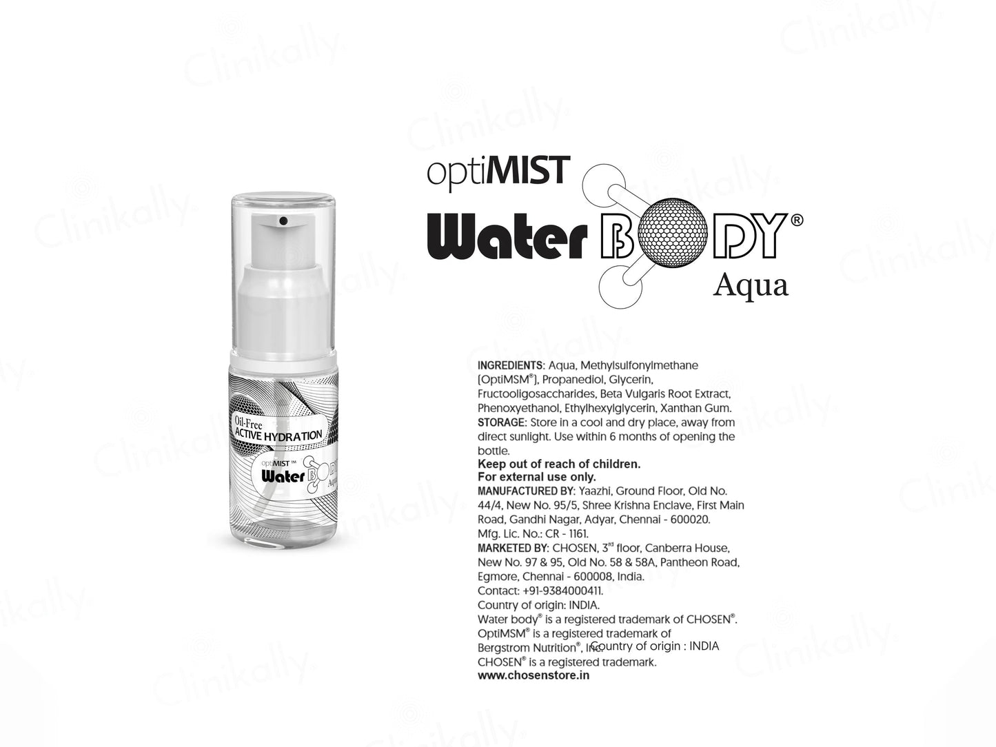 Chosen Optimist Water Body Aqua Moisturizer
