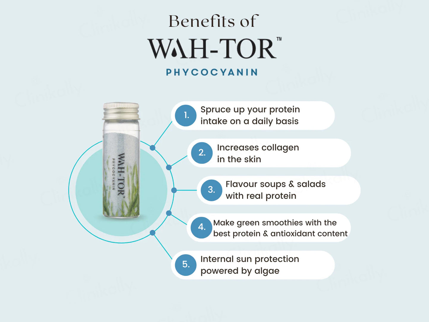 Chosen Wah-Tor Astaxanthin + Pycnogenol + Phycocyanin Plant Collagen Builder Powder Combo Pack