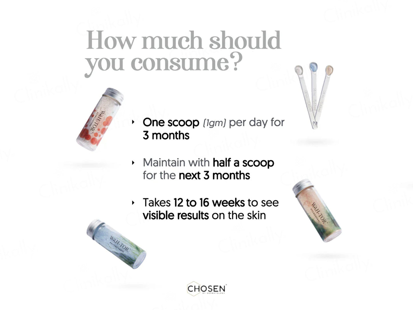 Chosen Wah-Tor Astaxanthin + Pycnogenol + Phycocyanin Plant Collagen Builder Powder Combo Pack