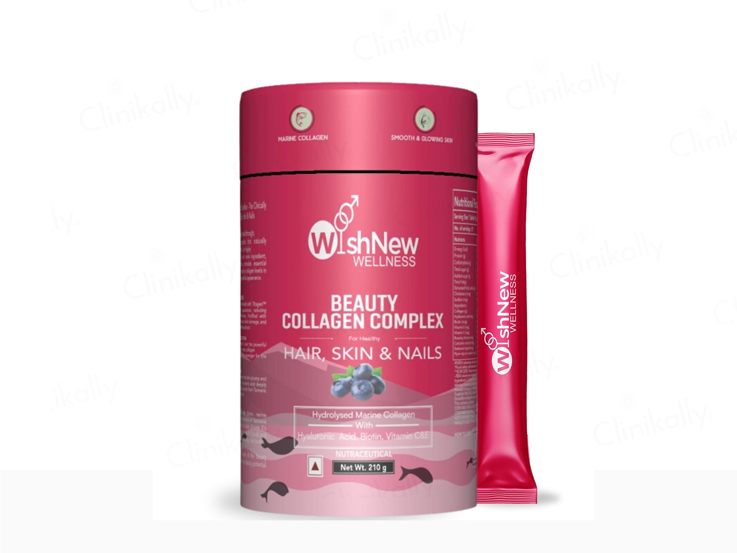 WishNew Wellness Beauty Collagen For Healthy Hair, Skin & Nails