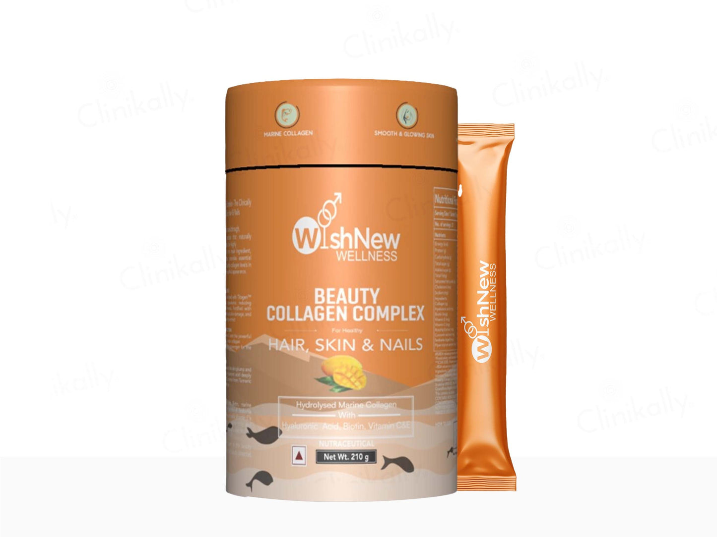 WishNew Wellness Beauty Collagen For Healthy Hair, Skin & Nails
