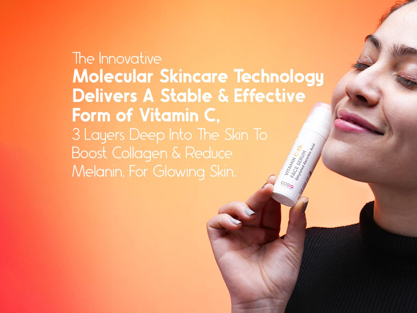 CosIQ Vitamin C-23% Ethylated Ascorbic Acid Face Serum