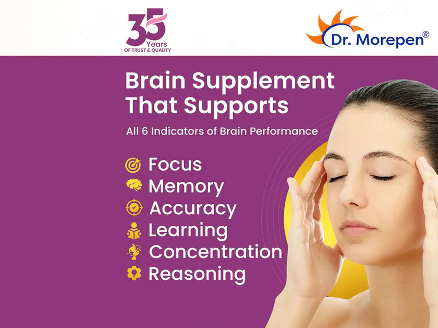 Dr. Morepen Memory Booster Tablet