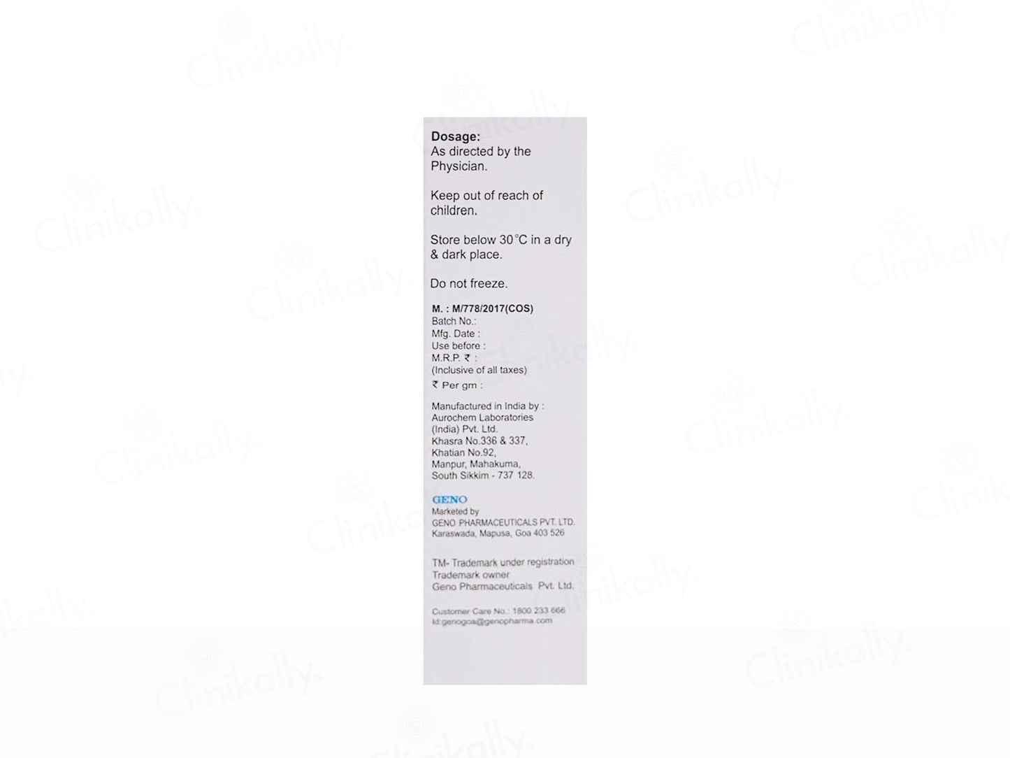 Evalite Intense Depigmenting Cream
