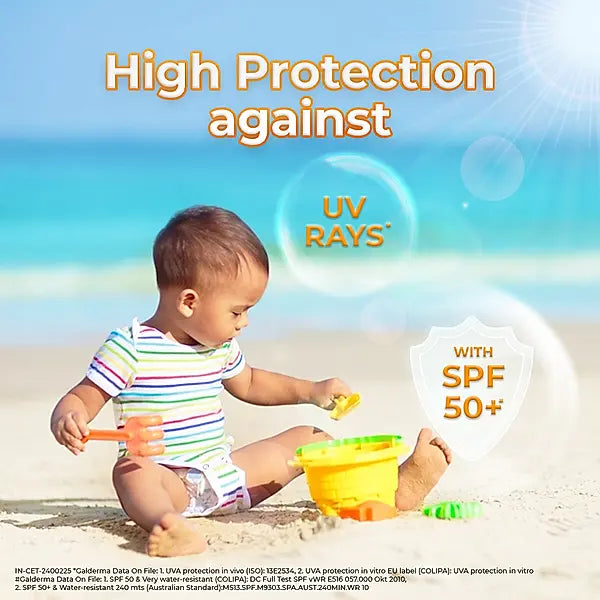 Cetaphil Sunscreen For Kids SPF 50 For All Skin Types | Sun Protection 4 hours water resistant-150ml