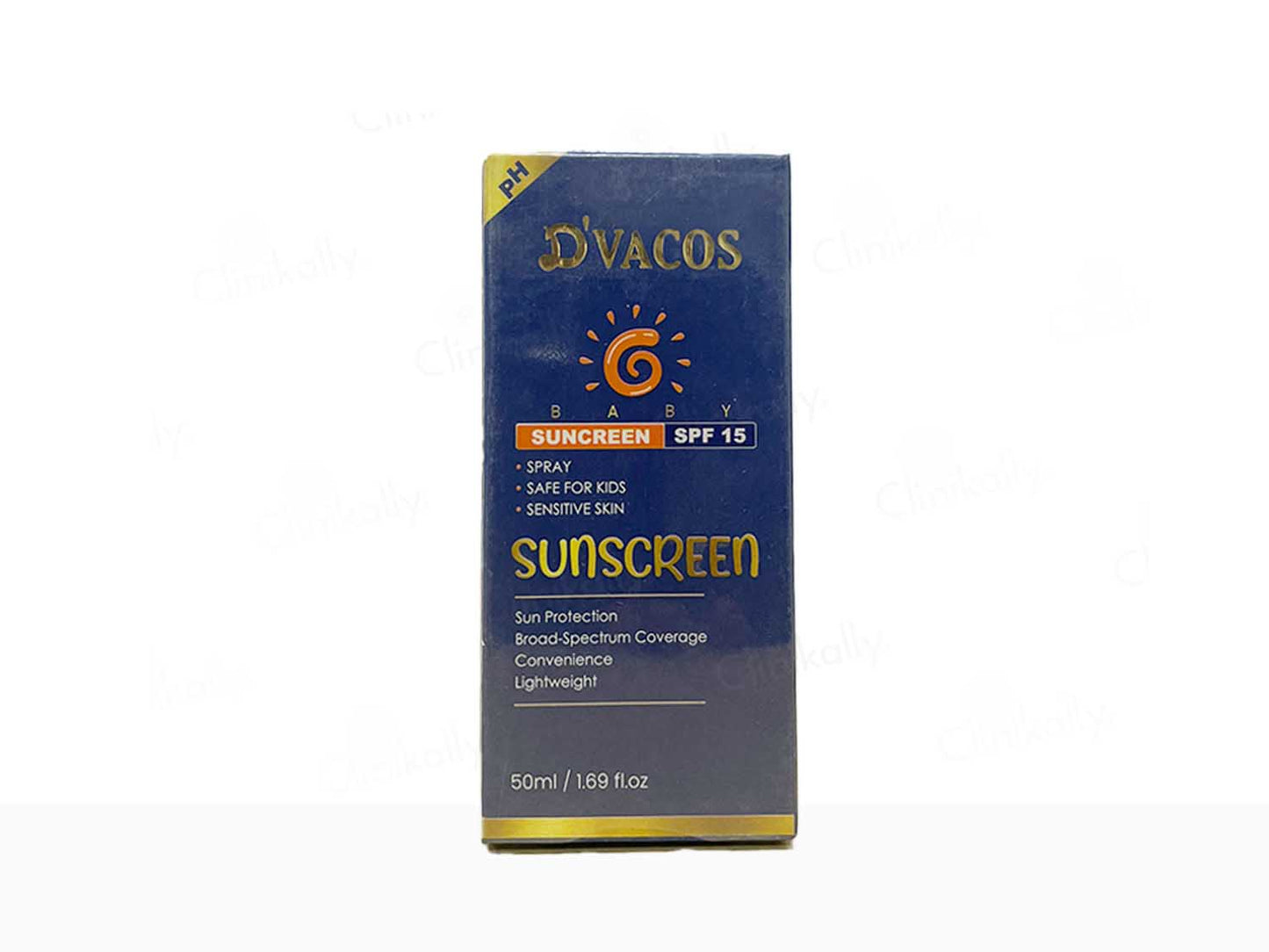 D'Vacos Baby Sunscreen Spray SPF 15