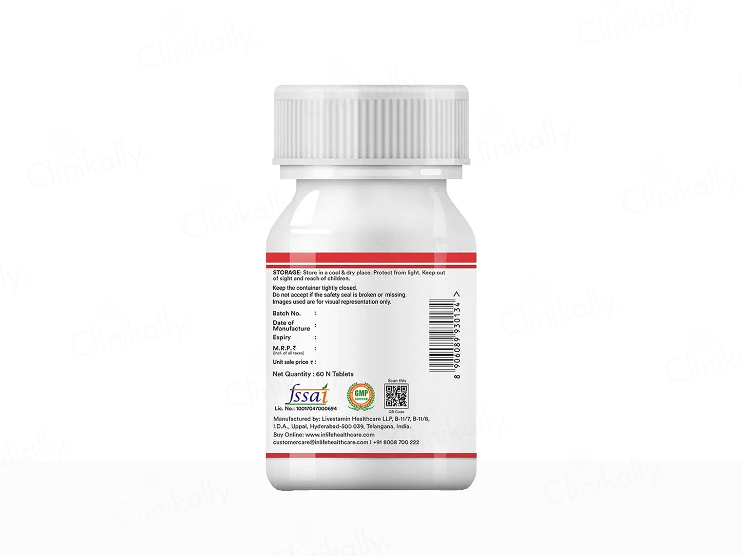 Inlife Fefotab Iron & Folic Acid Tablet