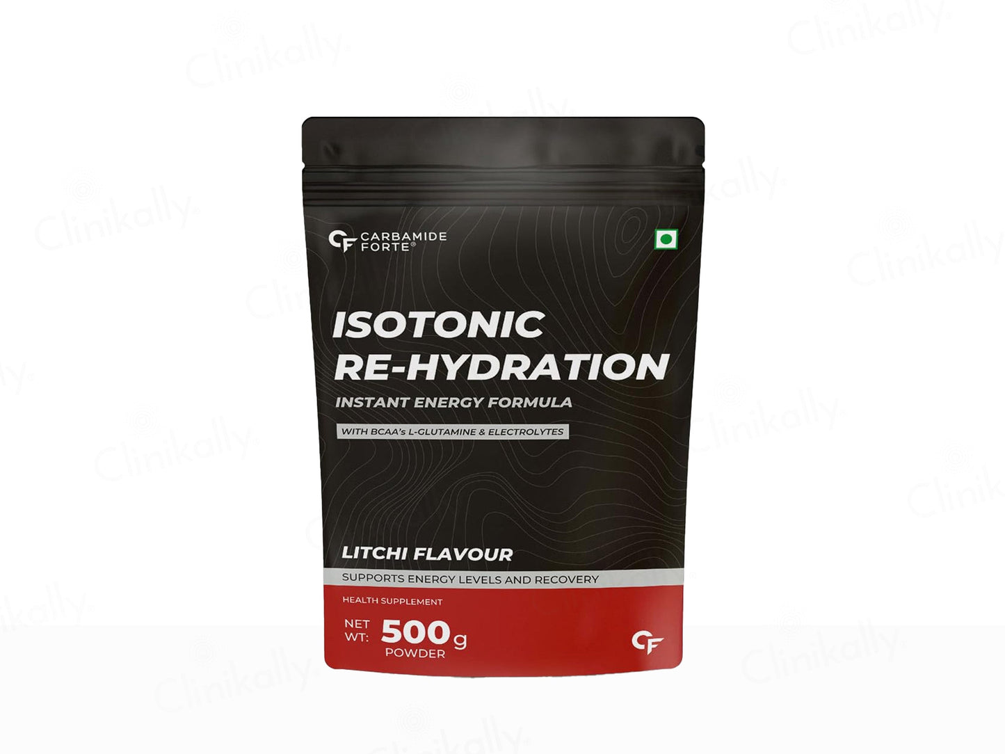 Carbamide Forte Isotonic Re-Hydration Instant Energy Formula Powder - Litchi Flavour