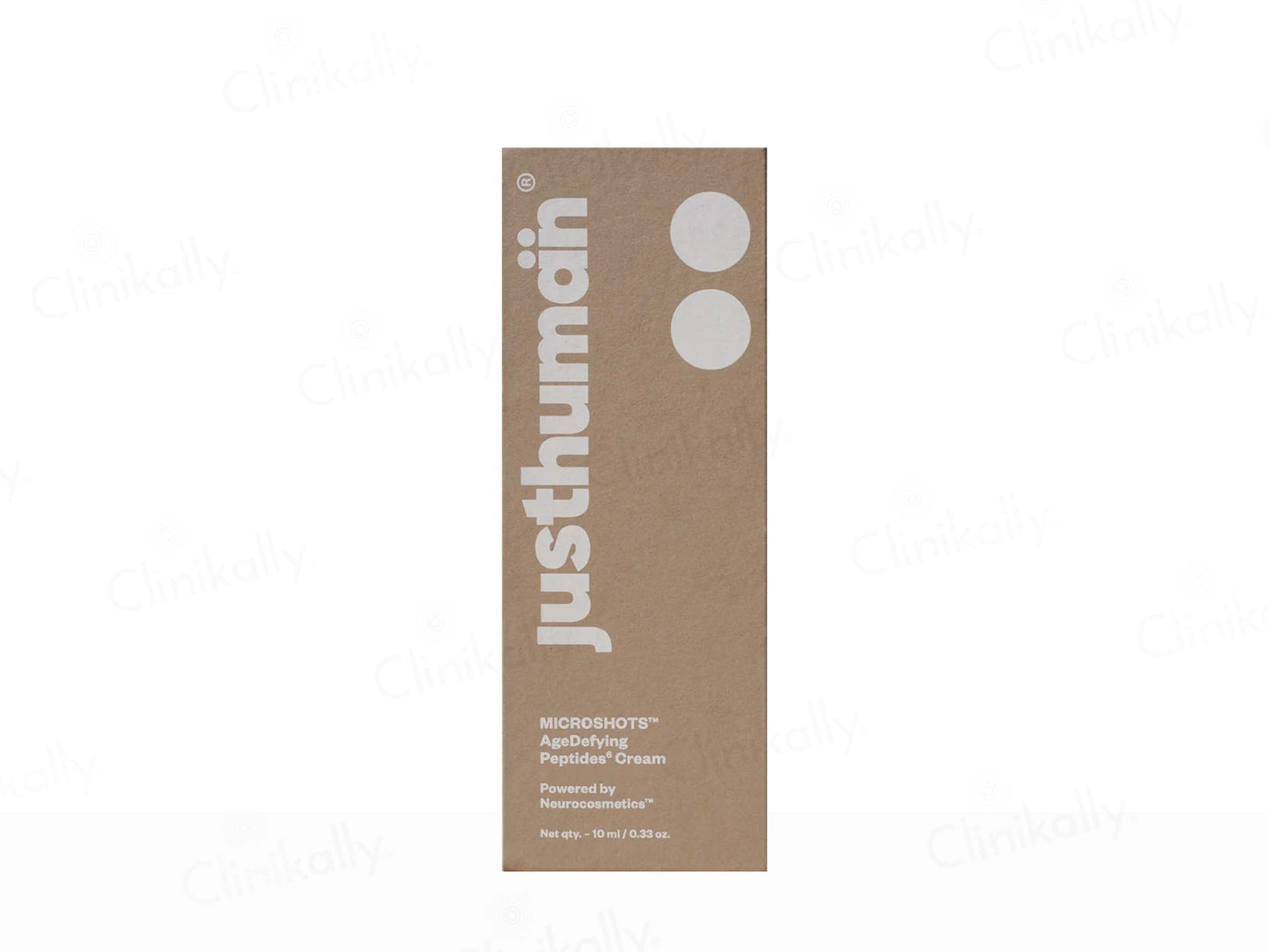Justhuman Microshots™ AgeDefying Peptide⁶ Cream with Peace Mask