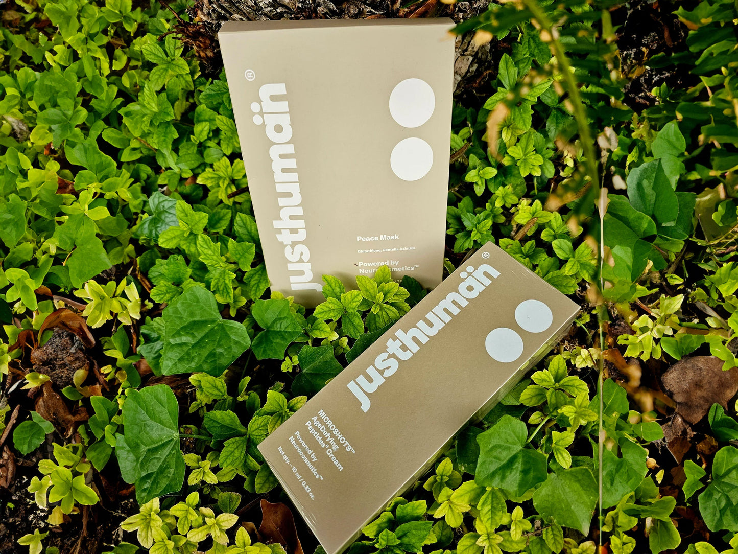 Justhuman Microshots™ AgeDefying Peptide⁶ Cream with Peace Mask