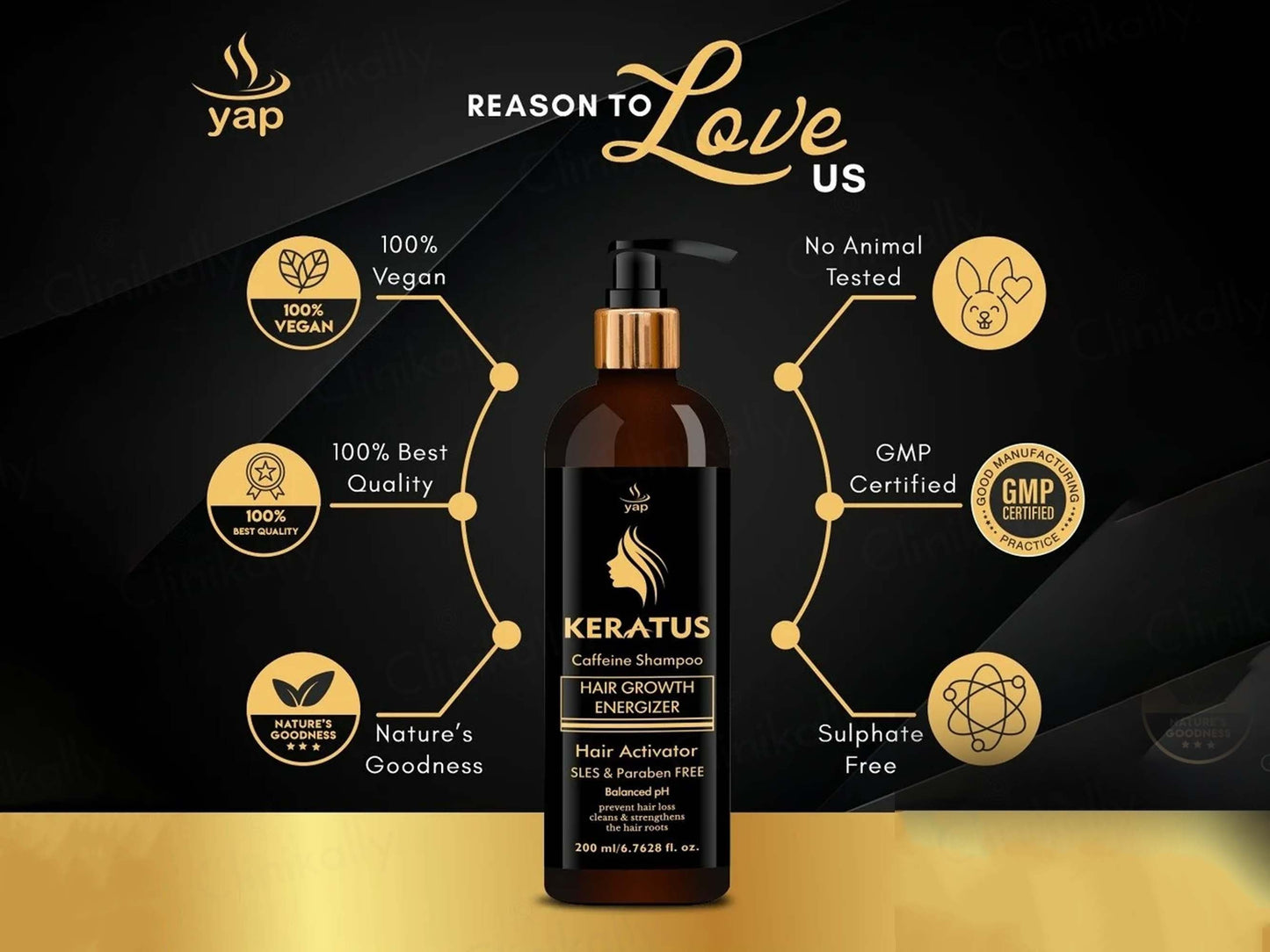 Keratus Hair Growth Shampoo With Natural Caffeine