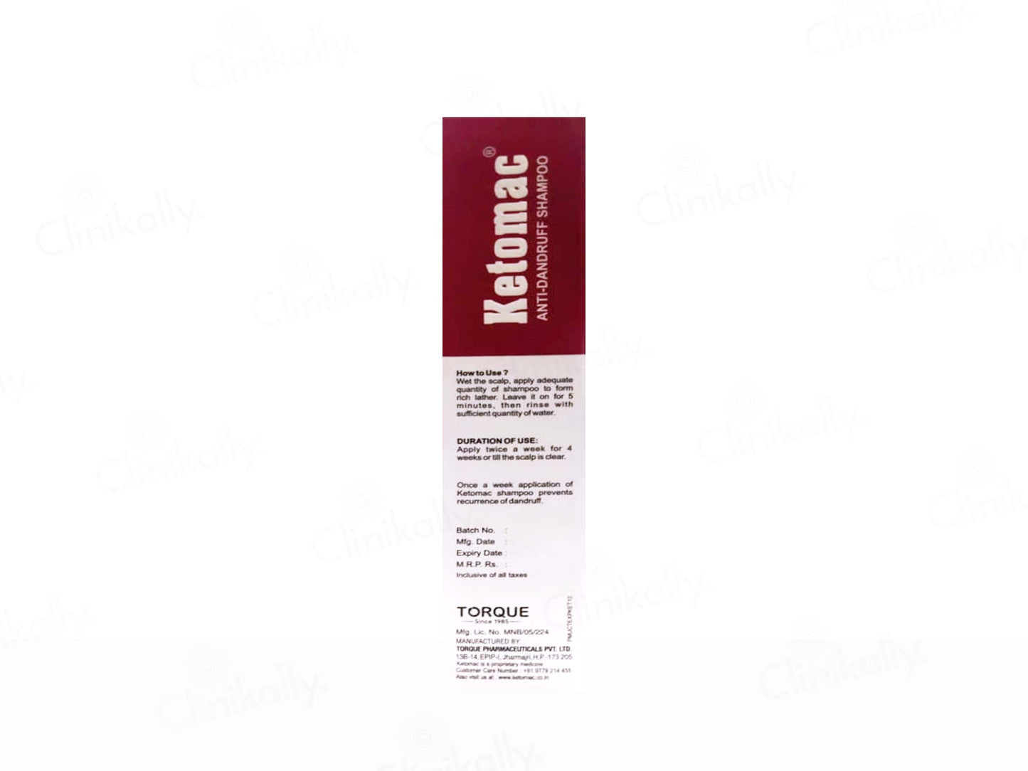Ketomac Dandruff Treatment Shampoo