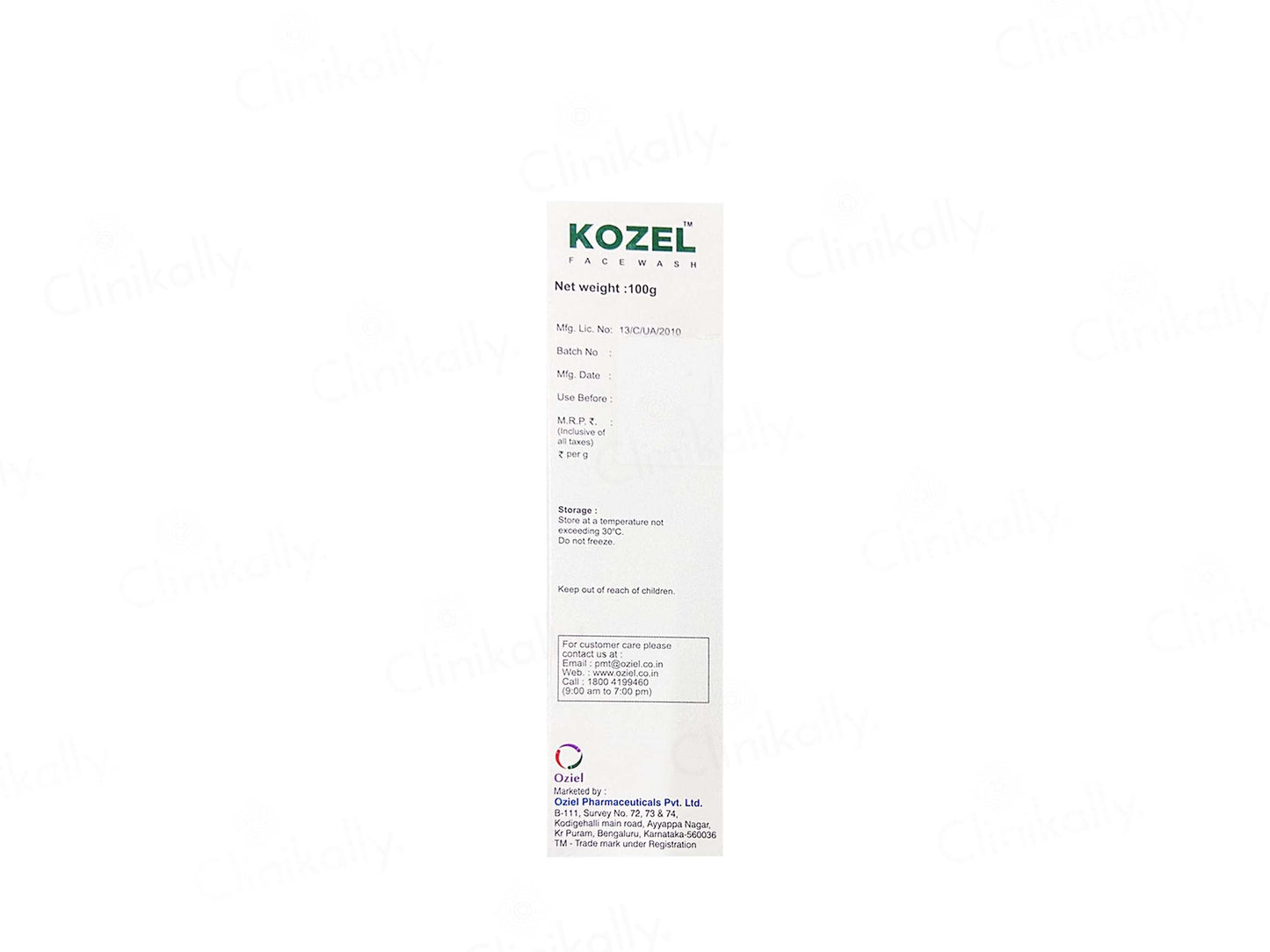 Kozel Skin Rejuvenating Face Wash Gel