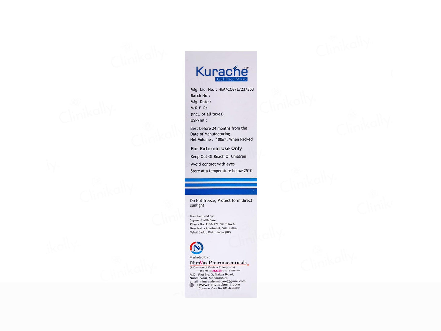 Kuracne Gel Face Wash