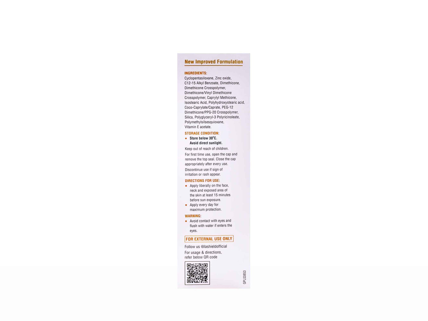 La Shield Fisico Matte Sunscreen Gel SPF 50+ PA+++