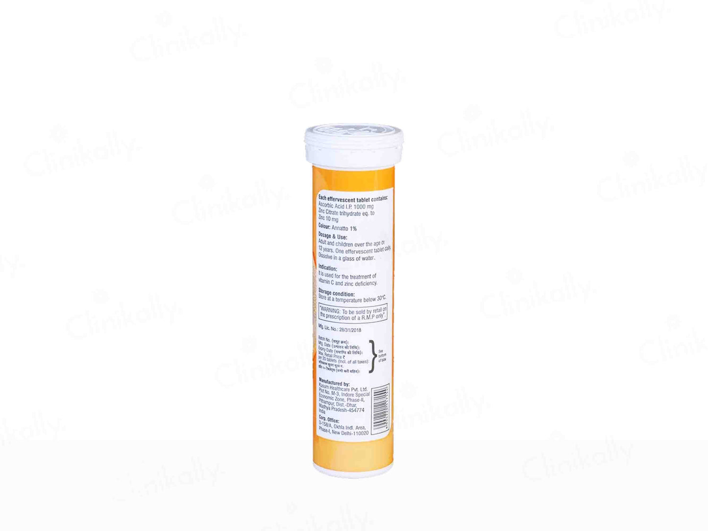 Lussi Effervescent Tablet - Zingy Citrus Flavour