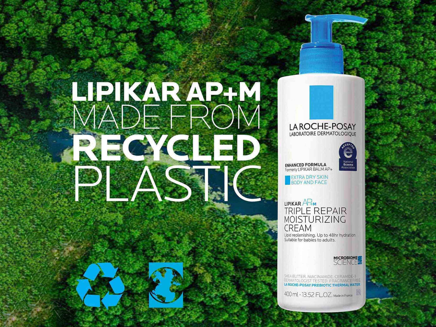 La Roche-Posay Lipikar AP+M Triple Repair Body Moisturising Cream For Dry Skin