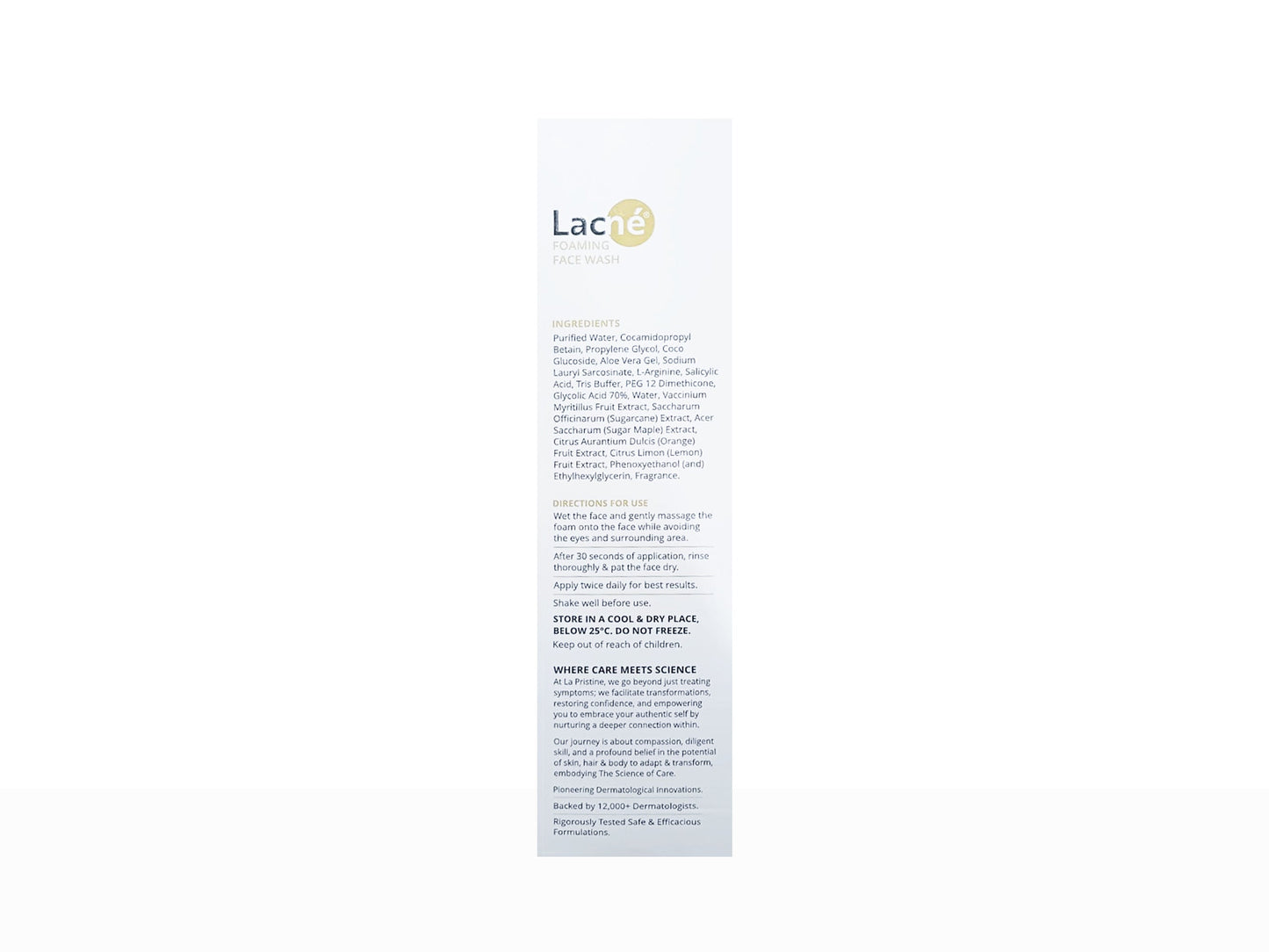 Lacne Foaming Face Wash