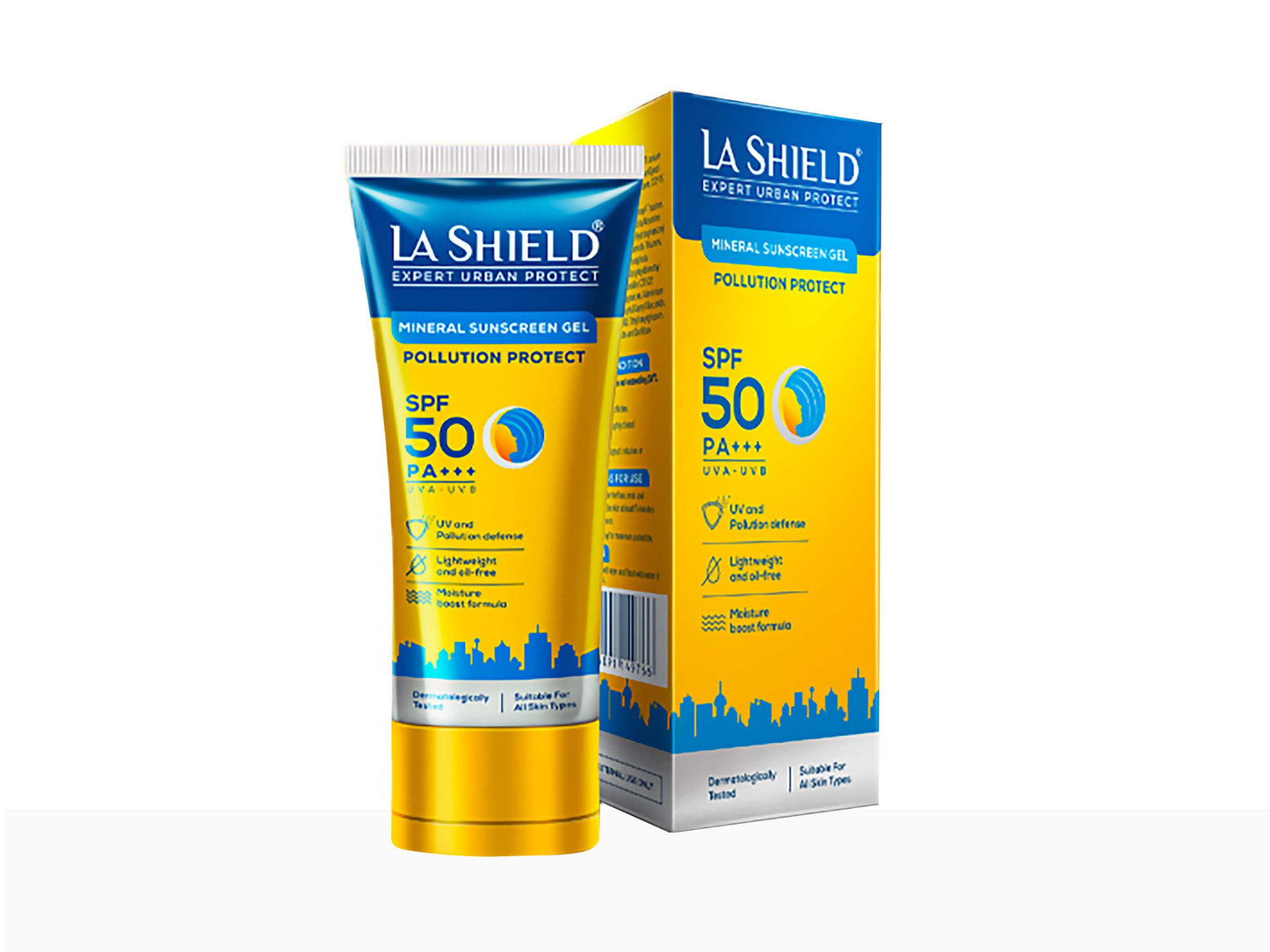 La Shield Pollution Protect Mineral Sunscreen Gel SPF 50 PA+++