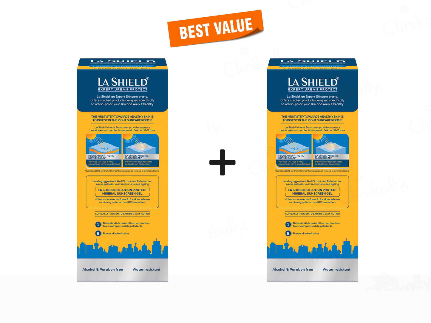 La Shield Pollution Protect Mineral Sunscreen Gel SPF 50 PA+++