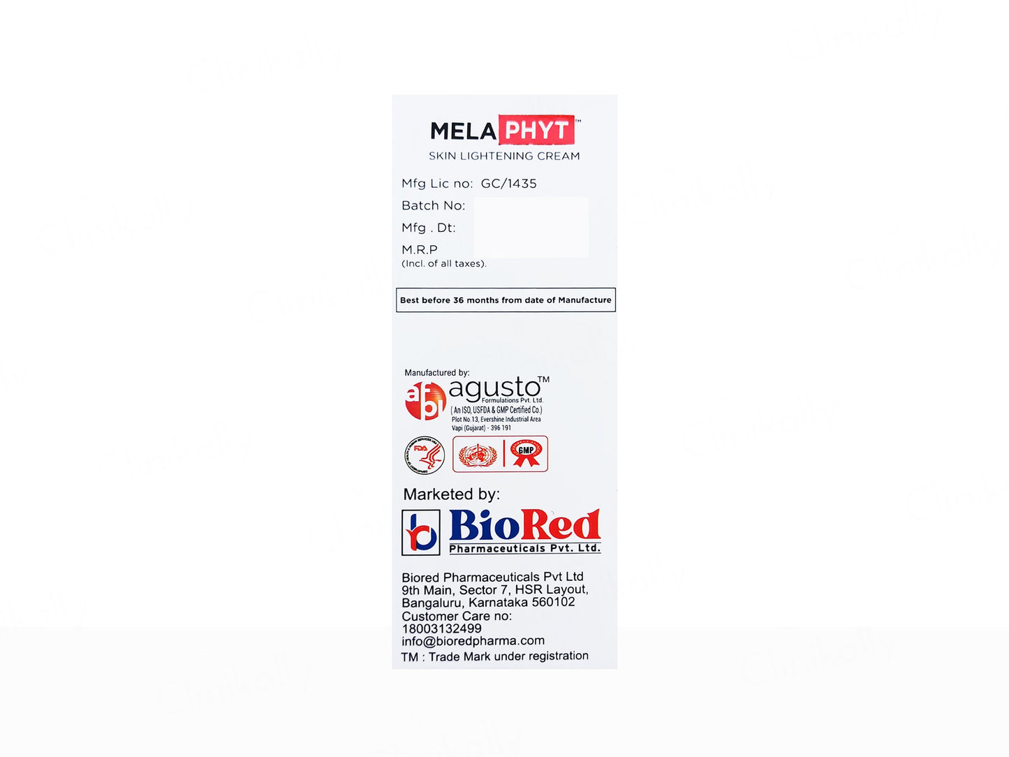 Melaphyt Skin Lightening Cream