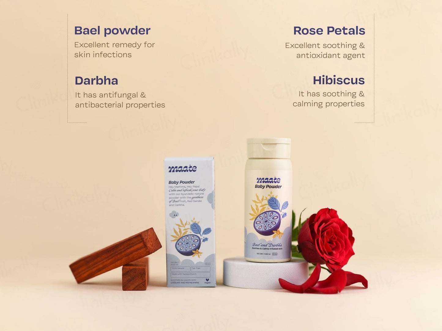 Maate Soothing & Calming Baby Powder